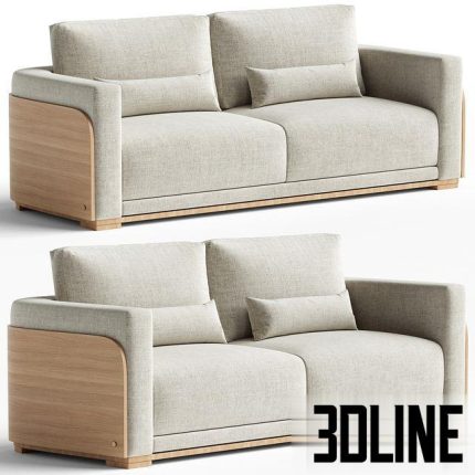 Galapagos Wooden Frame Sofa 0(3dline.net)
