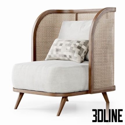 Garden lounge chair CV21 by Bpoint Design 0(3dline.net)