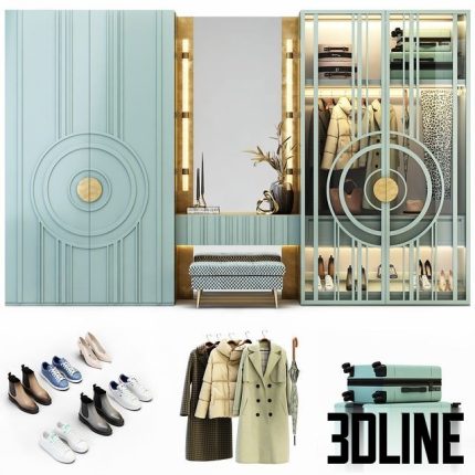 Hallway Furniture Set 0(3dline.net)