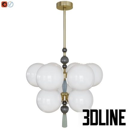 Hanging chandelier Odeon Light Exclusive Palle 5405-9 0(3dline.net)