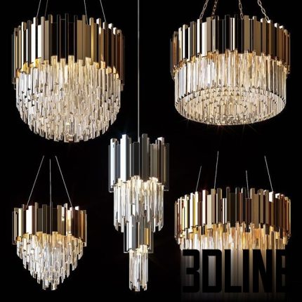 Hanging chandeliers BARCLAY 0(3dline.net)