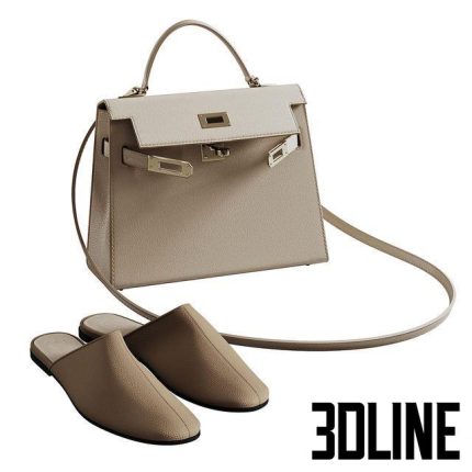 Hermes bag and mules 1(3dline.net)