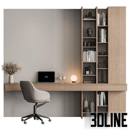 Home Office Set - Office Furniture 450 0(3dline.net)