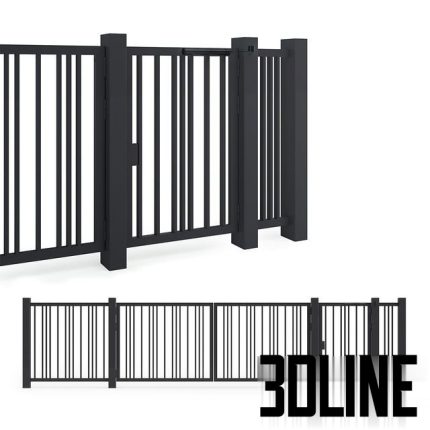 Inter-section doors with Artic Line 2.0 closer 0(3dline.net)