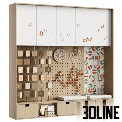 Interactive panel for children room 0(3dline.net)