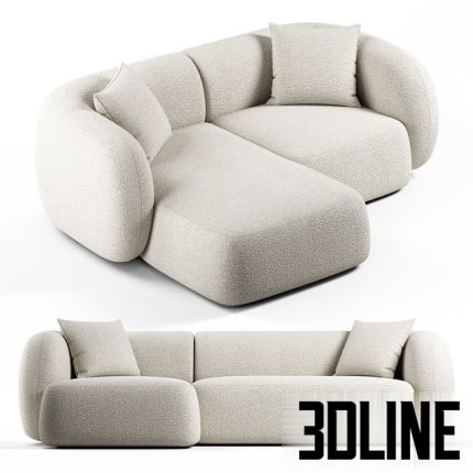 Kave Home – Martina, 2 and 3 seater sofa 0(3dline.net)