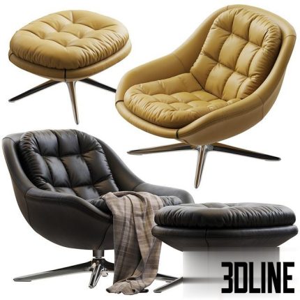Kendall Chair by MINOTTI 0(3dline.net)