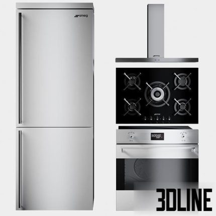Kitchen Appliances Smeg Classic 0(3dline.net)