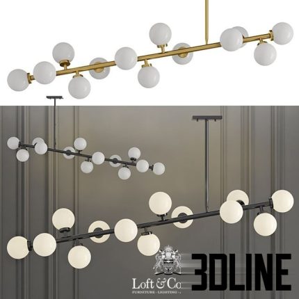 Lamp Bubble Stik Chandelier 0(3dline.net)