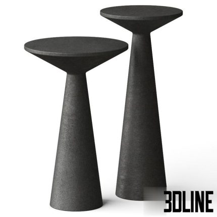 Lulu and Georgia Raven Side Tables 0(3dline.net)