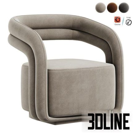 Mia Lounge Chair 0(3dline.net)