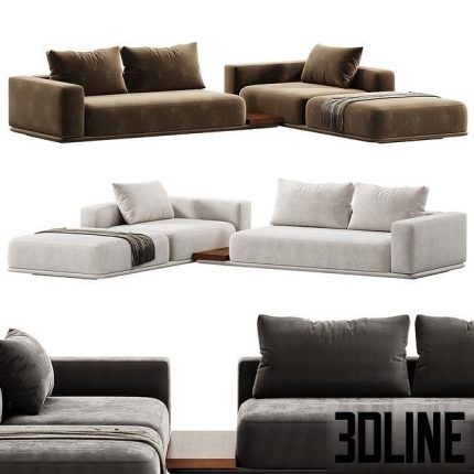 Minotti Horizonte Modular Sofa 0(3dline.net)