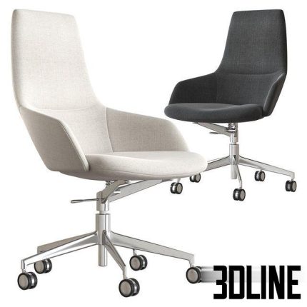 Office chair ASTON by Arper 0(3dline.net)