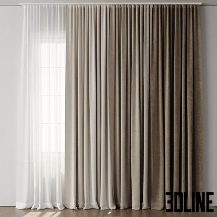 Old Curtain for Interior 117 0(3dline.net)