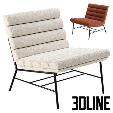 Pan Flute Armchair by Saba Italia 0(3dline.net)