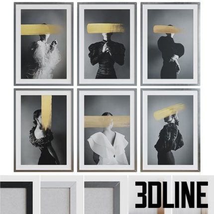 Picture Frame Set 256 0(3dline.net)