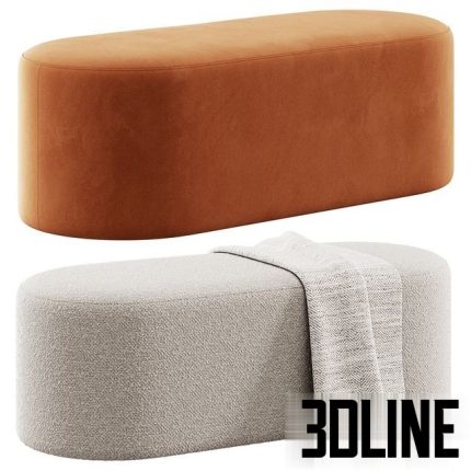 Pouf Zyl By Bolia 120 cm 0(3dline.net)