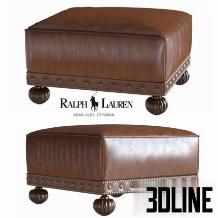 Ralph Lauren ARAN ISLES OTTOMAN 0(3dline.net)