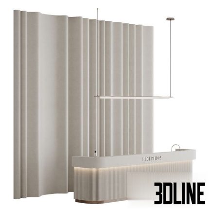 Reception desk 003 0(3dline.net)
