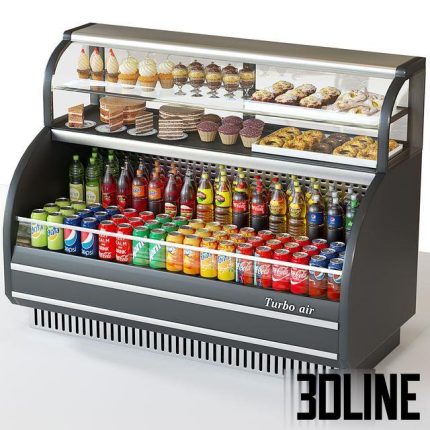 Refrigerator with food-24 0(3dline.net)
