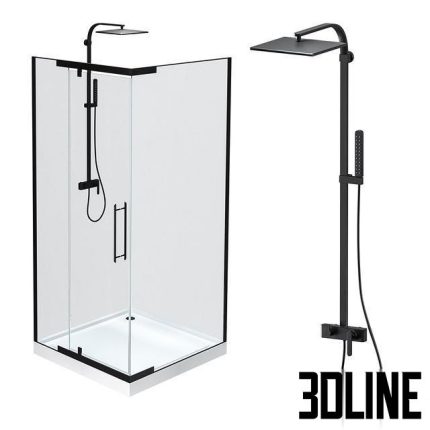 Shower cabin Devit Comfort FEN2123 0(3dline.net)