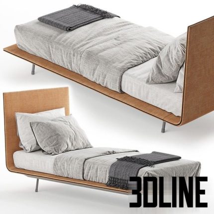Single bed Bonaldo Thin 0(3dline.net)
