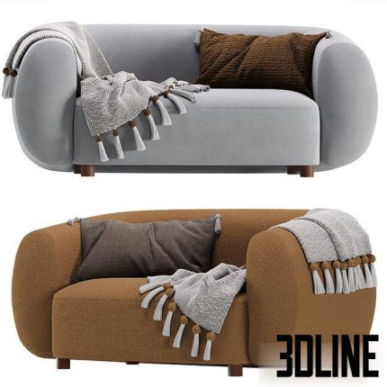 Sofa Londi Cozy Ivory Divan.ru 0(3dline.net)