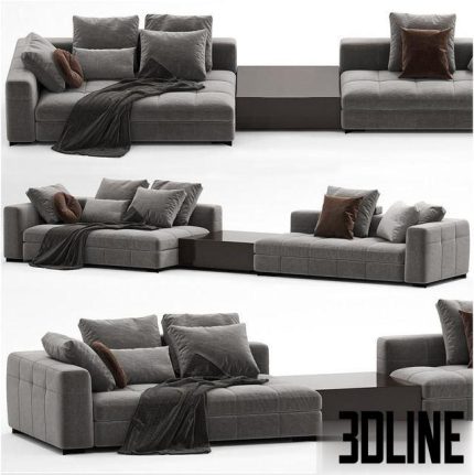 Sofa Minotti Blazer modern style 0(3dline.net)