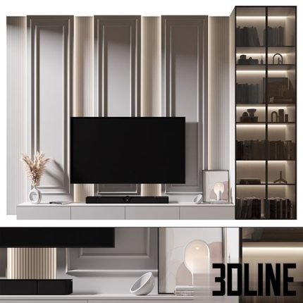 TV Wall set 963 0 (2)(3dline.net)