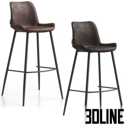 Treviso bar stool from Deephouse h=103 0(3dline.net)