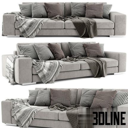 Verzelloni Holden 2 Seats Sofa 0(3dline.net)