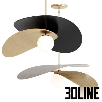 WEST ELM Olivia Pendant 0(3dline.net)
