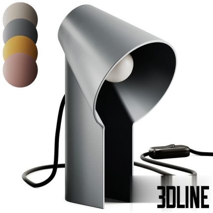 Woud Study Table Lamp 0(3dline.net)