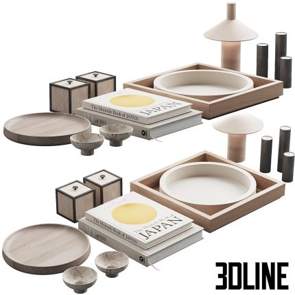 114 decorative set 027 japan style decor P01(3dline.net)