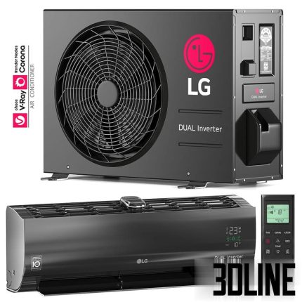 Air Conditioner Black(3dline.net)