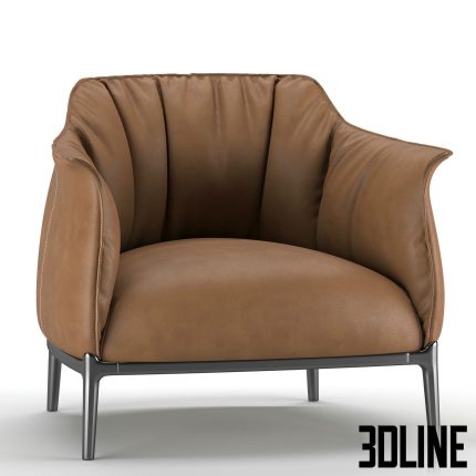 Armchair Poltrona Frau Archibald(3dline.net)