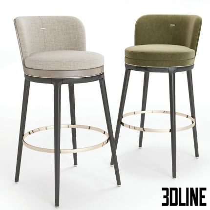 Aster Hicks Bar stool(3dline.net)