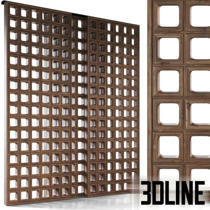 BOGART Decorative sliding partition from Mezzo(3dline.net)