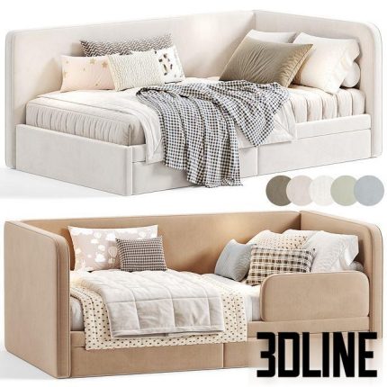 Bari Kids Bed By woodsoft 0(3dline.net)