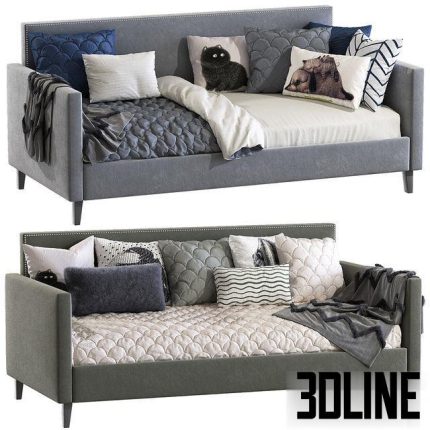 Bed-sofa Guizar Back Twin Daybed 0(3dline.net)