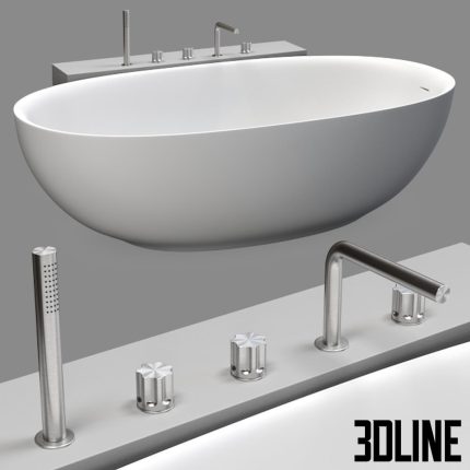 Boffi FISHER ISLAND Bathtub MODO 17 95(3dline.net)