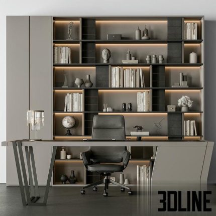 Boss Desk Office Furniture 516(3dline.net)