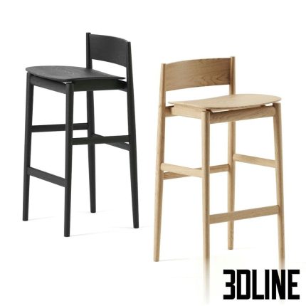 Brina barstool by Porro(3dline.net)