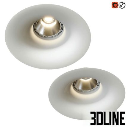 Built in lamps Gypsum(3dline.net)