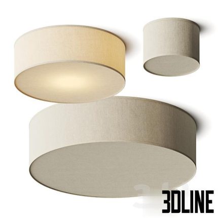 CB2 Boom Drum Ceiling Lamp(3dline.net)