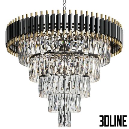 Chandelier Loft Concept Empire Black(3dline.net)