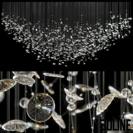 Chandelier Light Vargov Fiber(3dline.net)