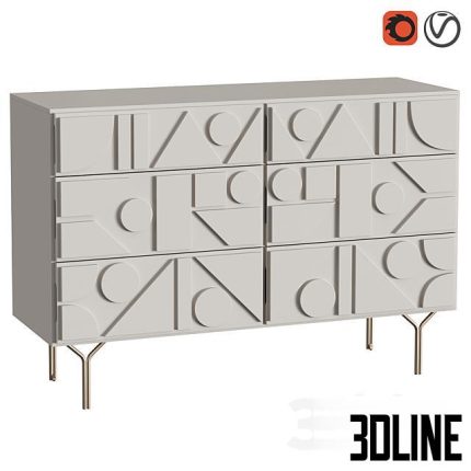 Chest of drawers Elgos Pictograph(3dline.net)