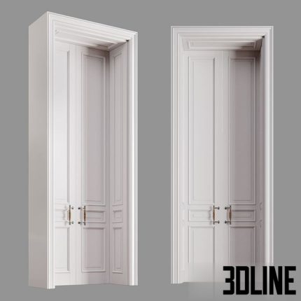 Classical door 0(3dline.net)