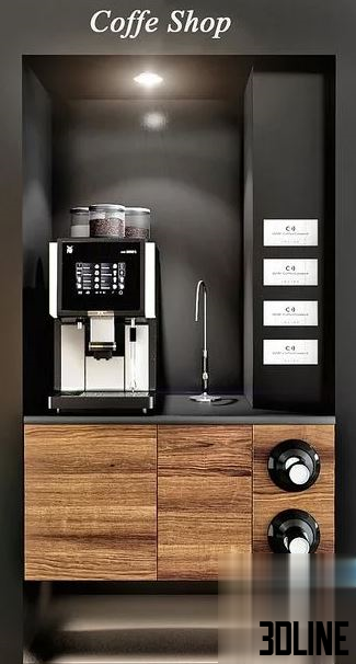 Coffe shop WMF 5000S 01(3dline.net)
